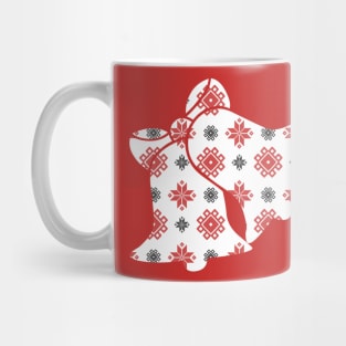 Pixel Christmas Pattern Mug